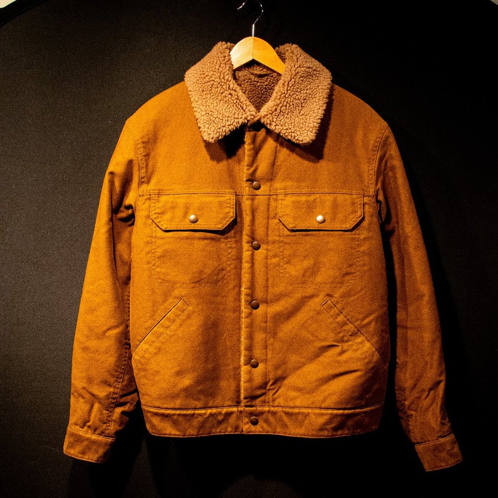 UNIQLO U Christophe Lemaire Pile Lined Fleece Trucker Jacket
